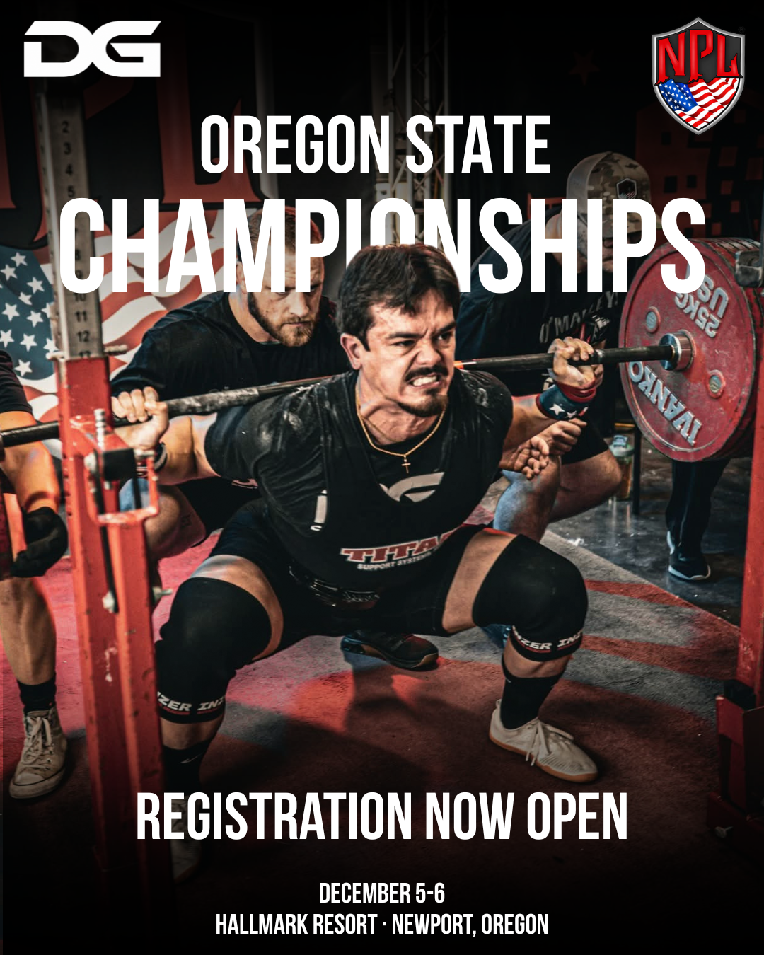 Oregon State Championships NPL Meet poster