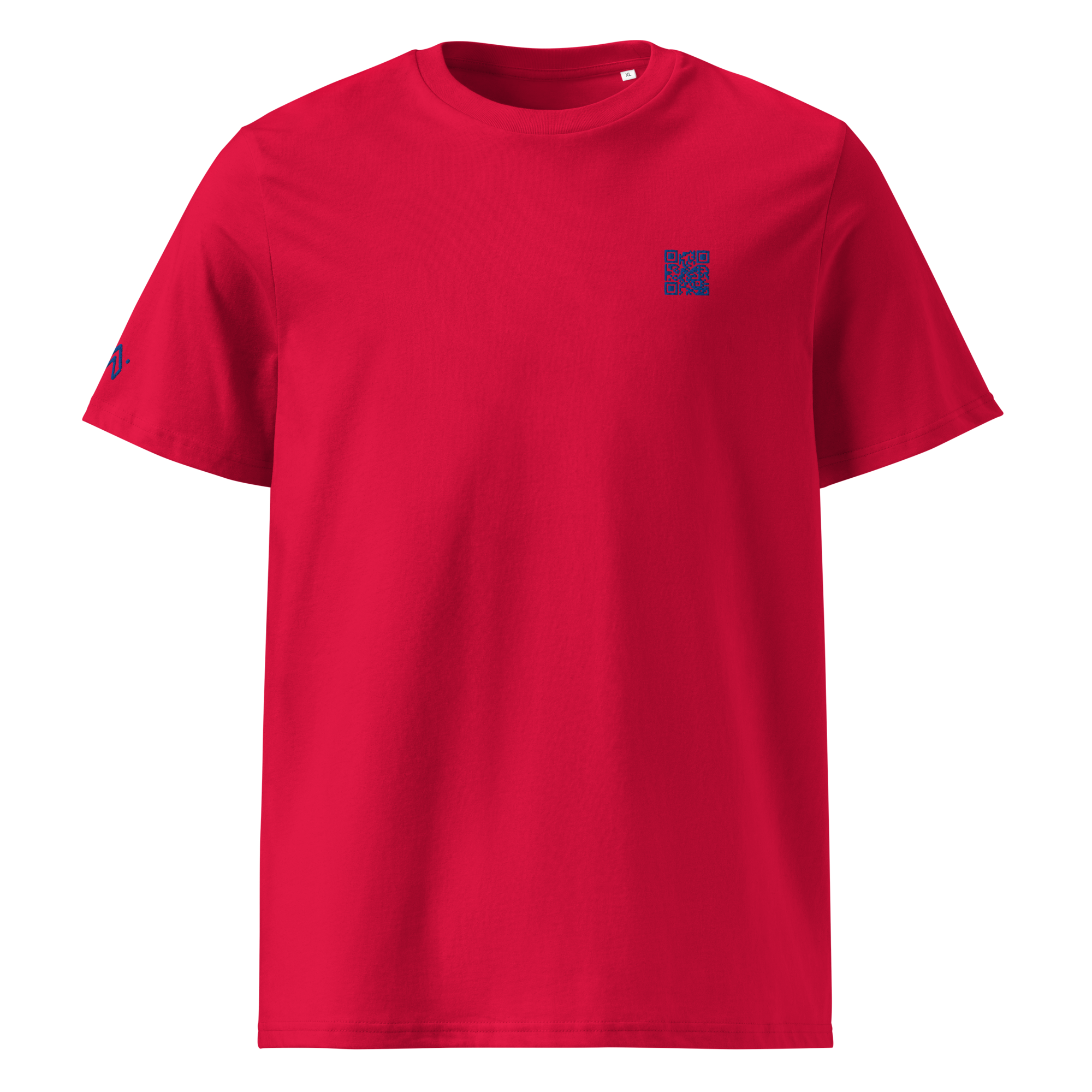 unisex-organic-ribbed-neck-t-shirt-red-front-67e8c7c825a97.png