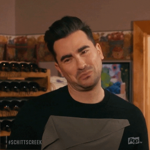 Gif of David Rose from Schitt's Creek saying "thank you so much"