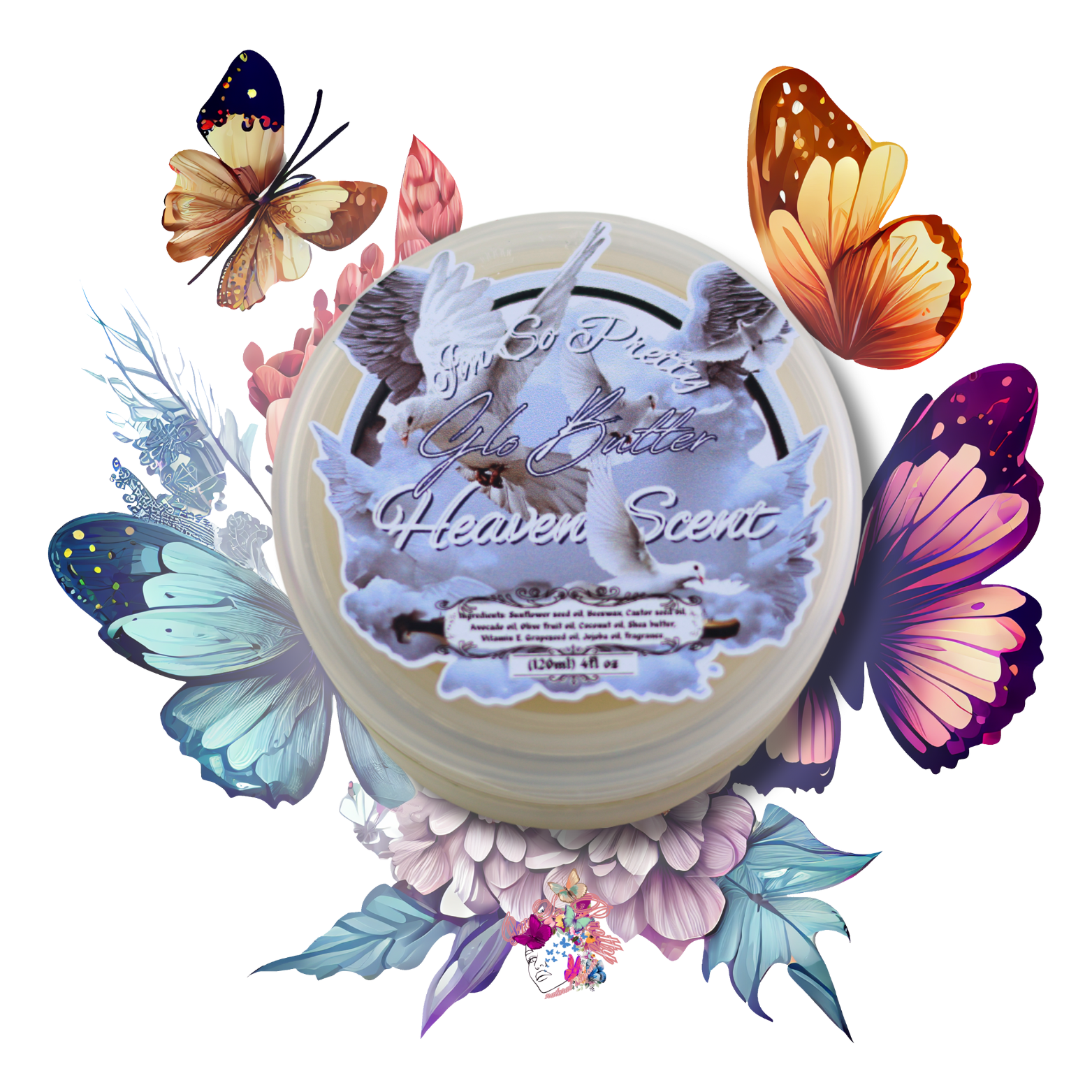 Heaven Scent Glo Butter – Deep Hydration with a Heavenly Glow 4oz.