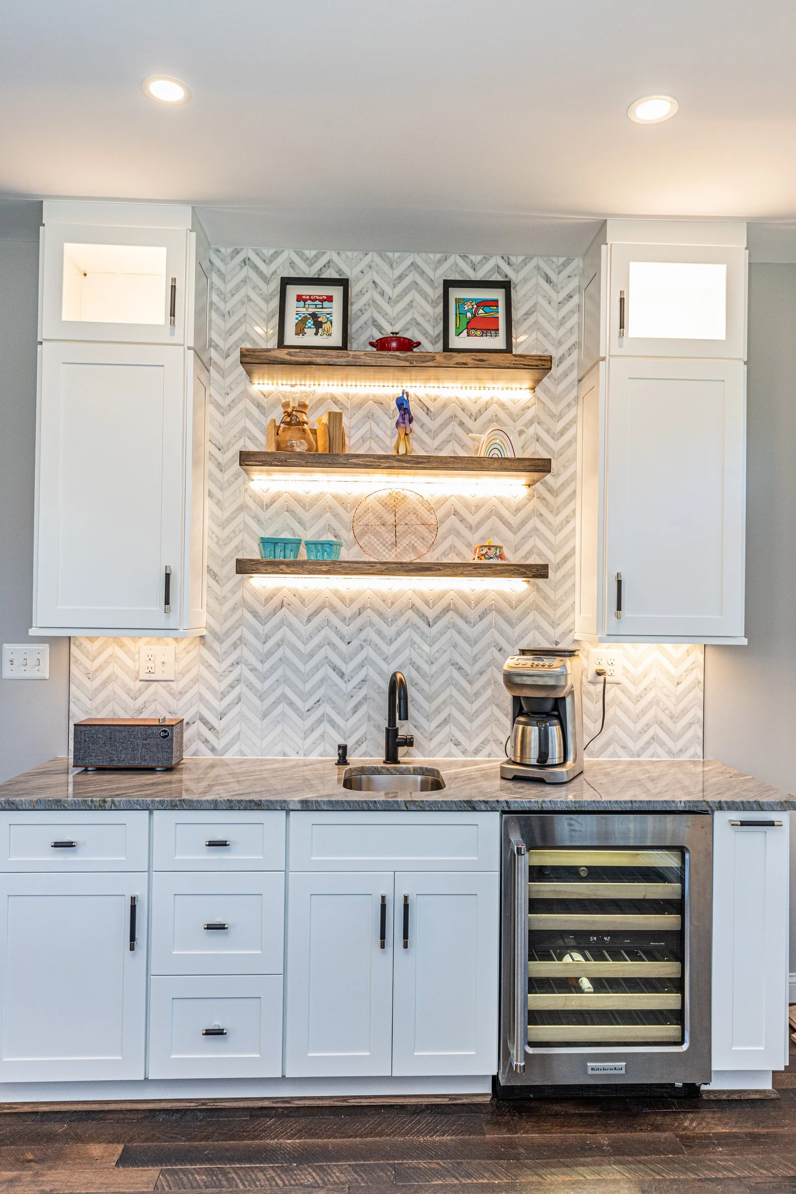 Transitional Kitchen Remodel in Ashburn, VA by Langley Design + Build project photo 9