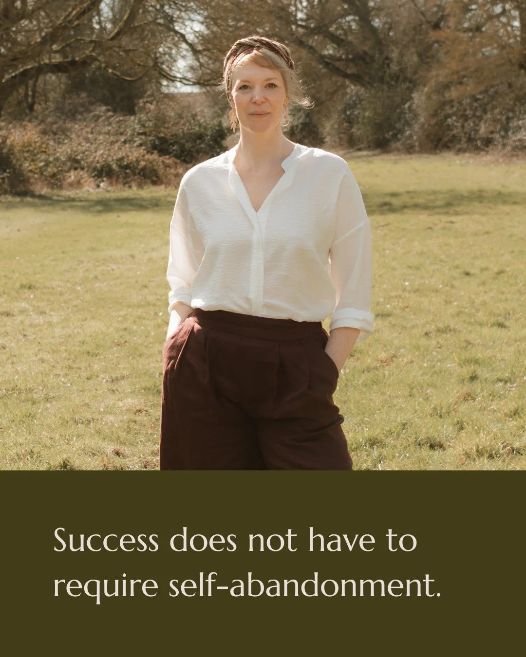 Success does not have to require self-abandonment.

It is possible to be ambitious AND well-rested. Visible AND safe. Profitable AND peaceful.

For too long, sensitive women have been told to choose: abandon your dreams to protect your wellbeing, or 