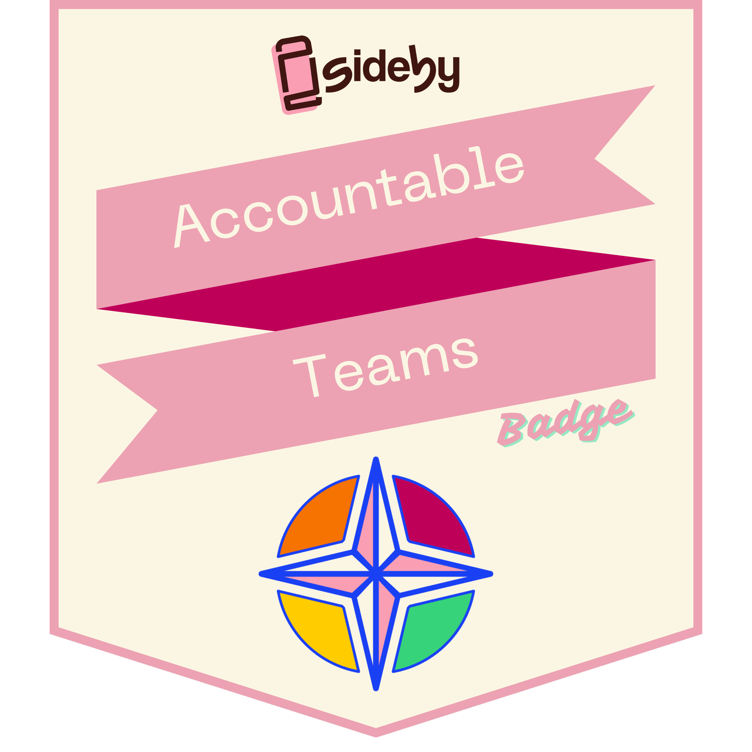 Colorful Badge: Accountable Teams