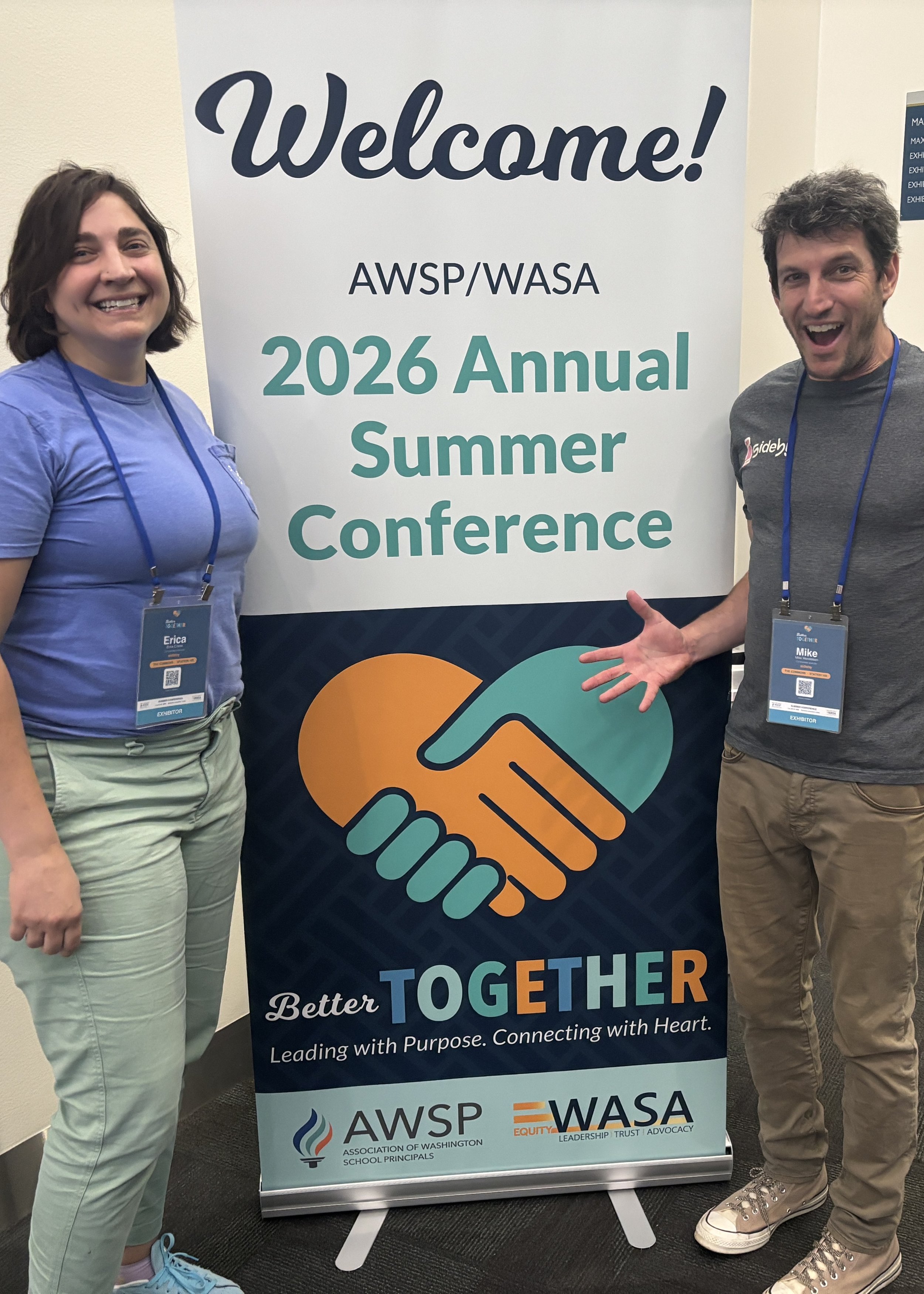 AWSP / WASA Conference 2026: Better Together with Erica, Mike, and Scott presenting workshops