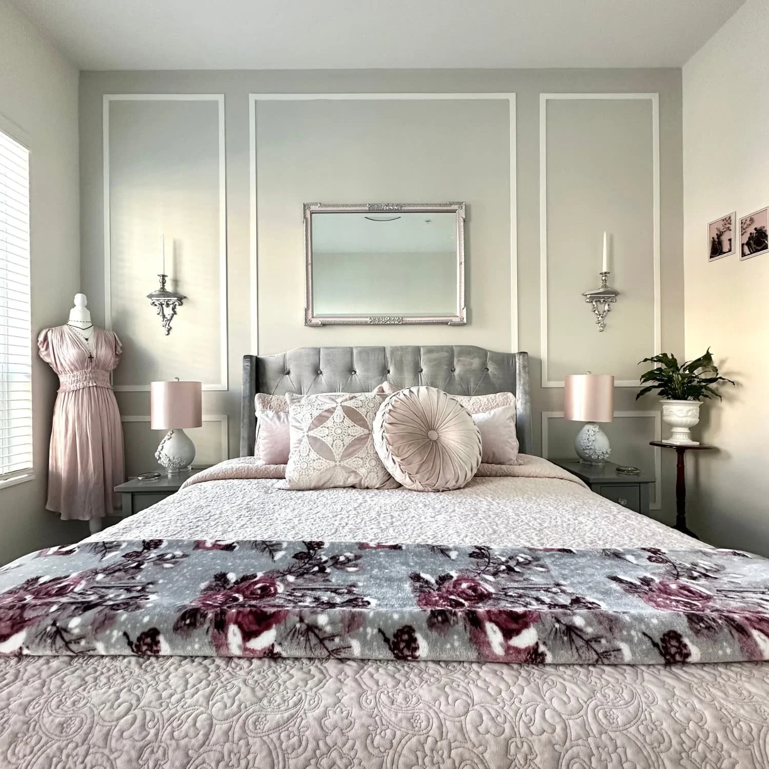 Bedroom showcasing a unique, personalized style developed over time with thoughtfully thrifted pieces—demonstrating how secondhand finds make it easier to curate your own aesthetic.