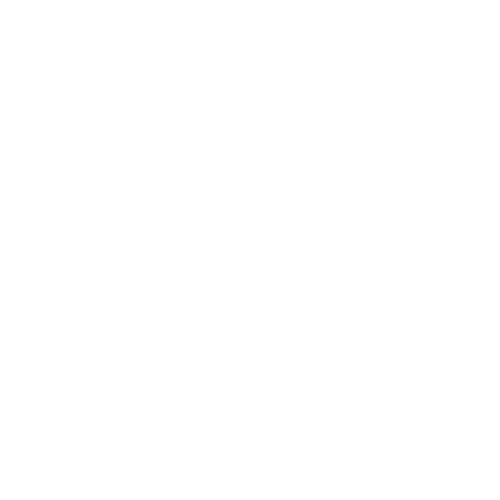 White neon heart outline on black background.