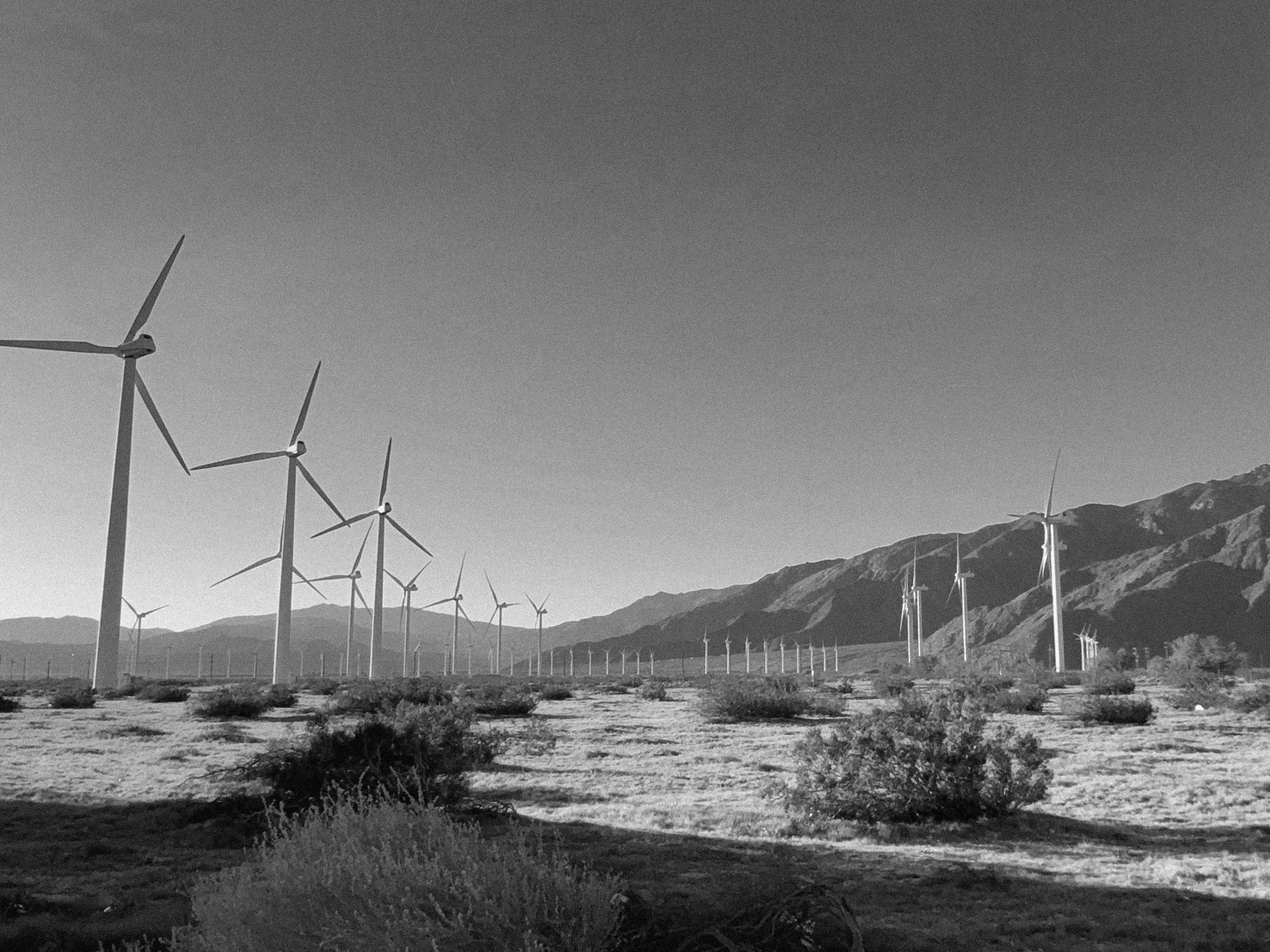 42. Palm Springs windmills 7:30 am 701 Garnet Ave, Desert Hot Springs, Ca, Garnet Ave between Indian Canyon Drive and Wall road