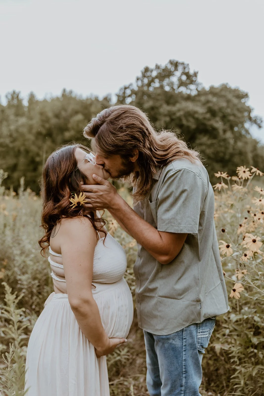 Family session at Donovan Park in Peoria Illinois