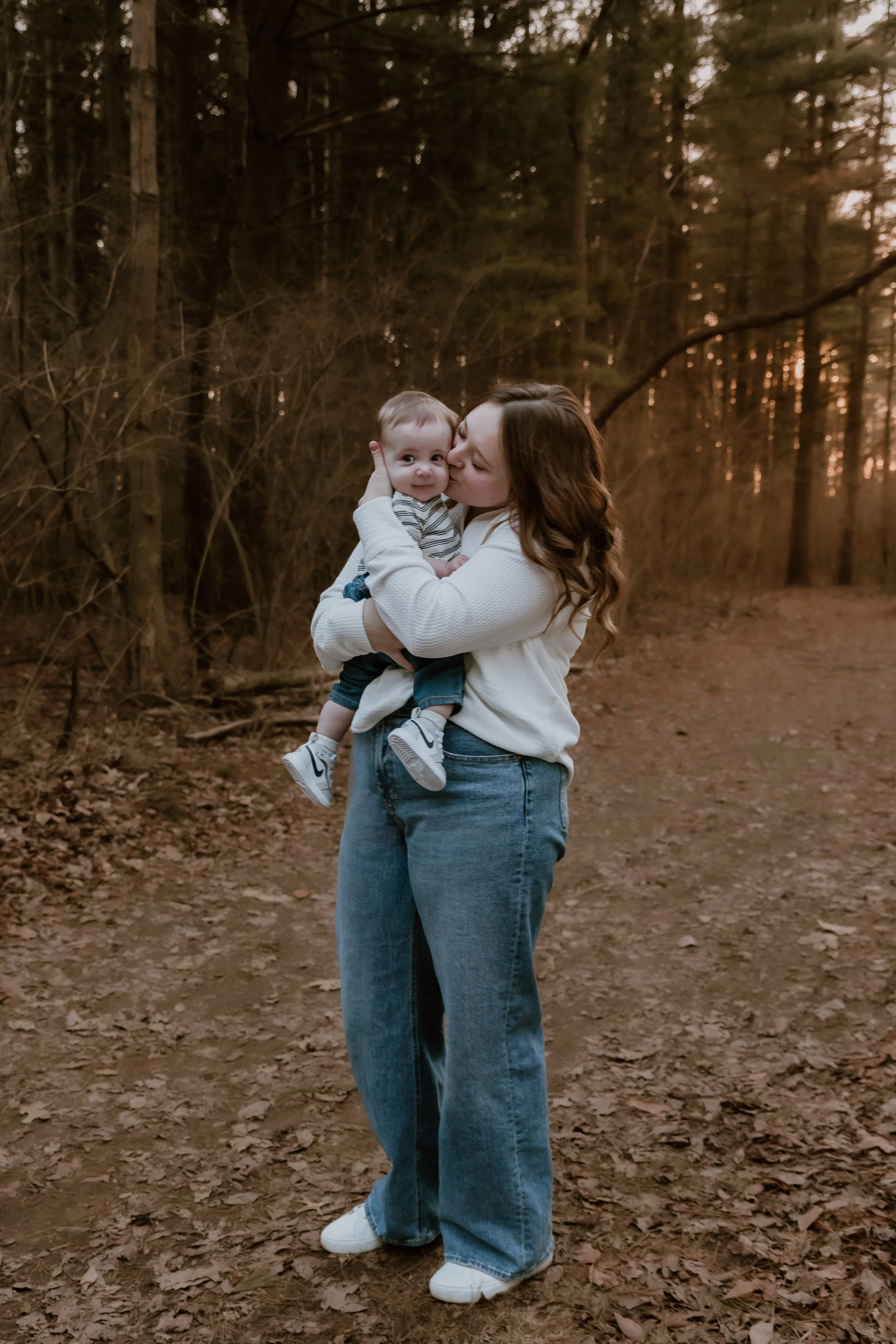 sunset photoshoot in central illinois