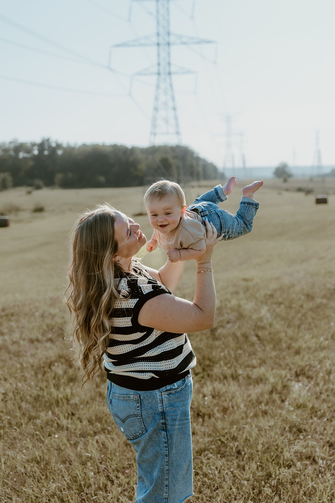 family photo session at McNaughton Park Pekin Illinois