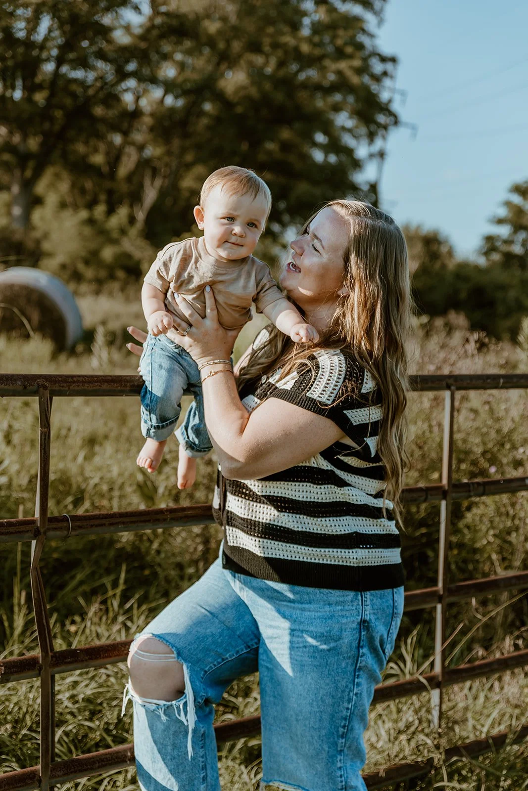 western style photoshoot at McNaughton Park Pekin Illinois