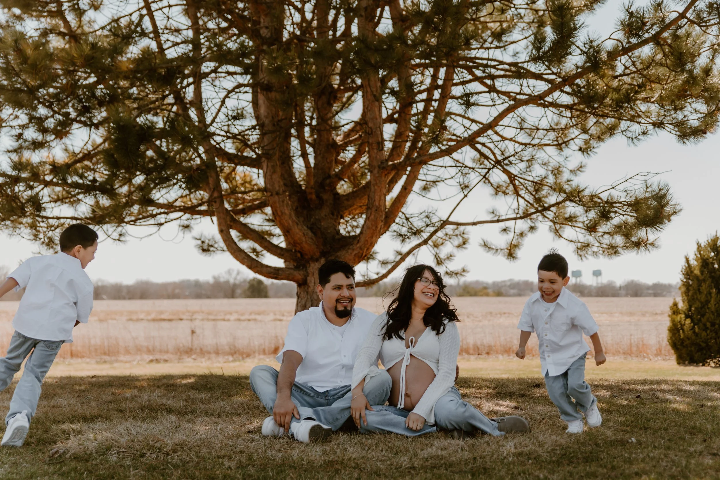 Waiting for Baby: A 38 Week Maternity Session with Two Big Brothers