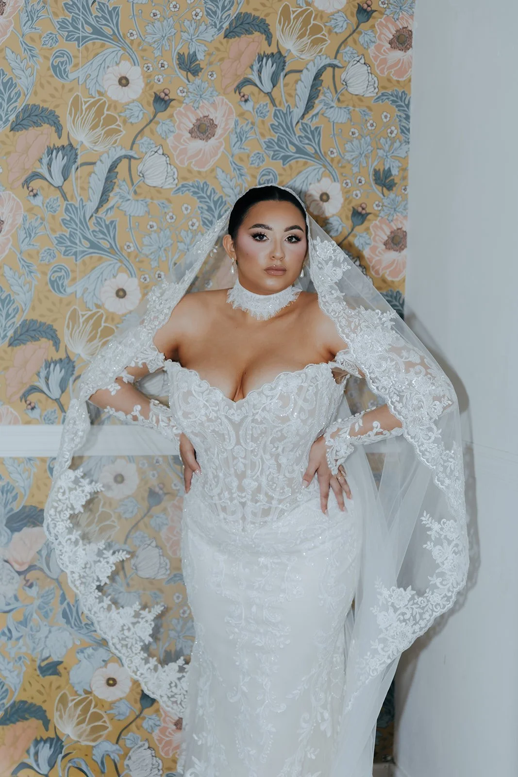 bridal portrait done by photographer in Central Illinois