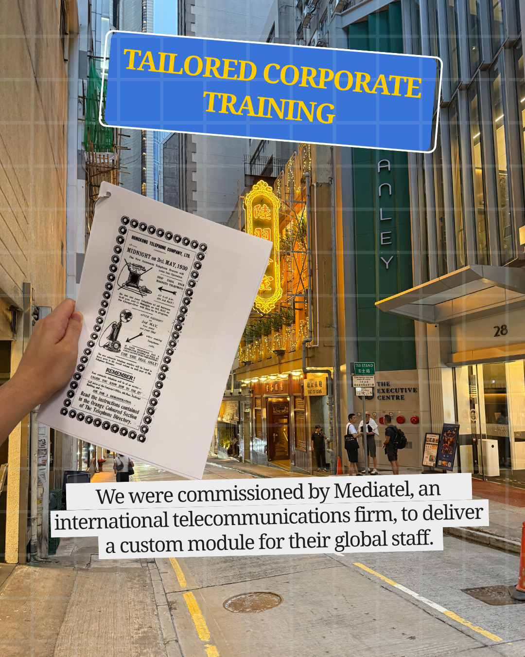 Company Training Workshop: Crash Course on Hong Kong History