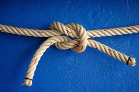 What humans used knots for?