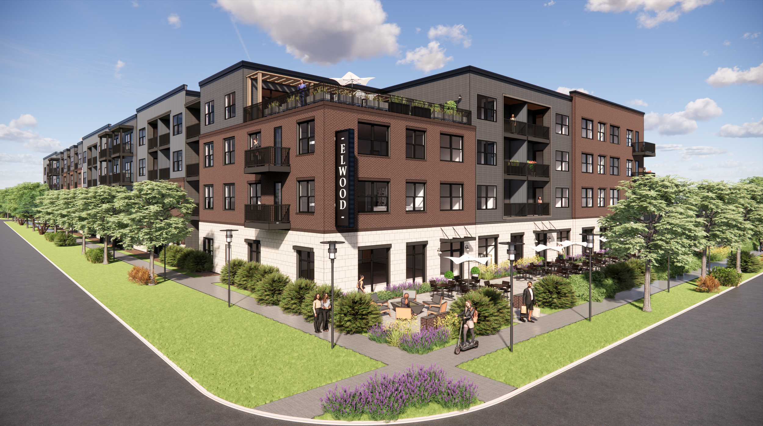THE ELWOOD IS NOW UNDER CONSTRUCTION ALONG HOFFER CORRIDOR