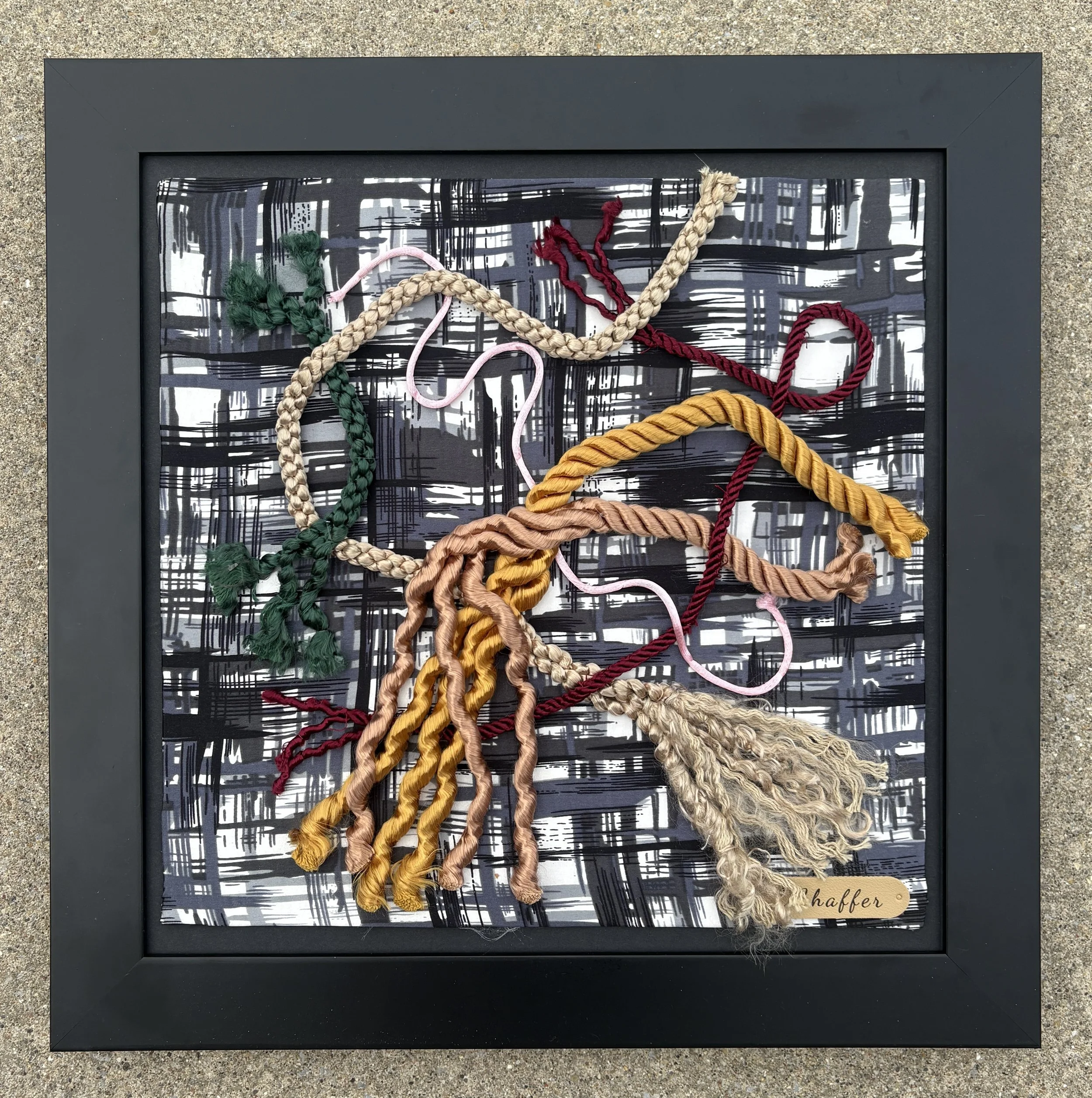 Frazzled 14” x 14”  $200