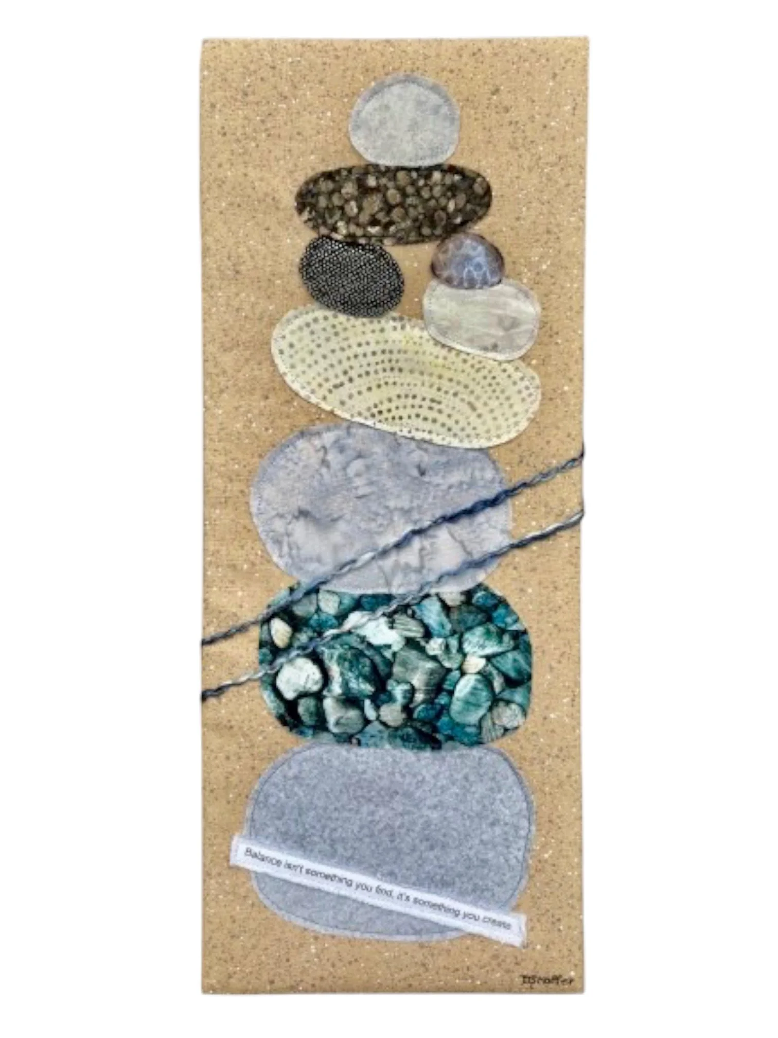 Creating Balance 20” x 8” x 2” $325