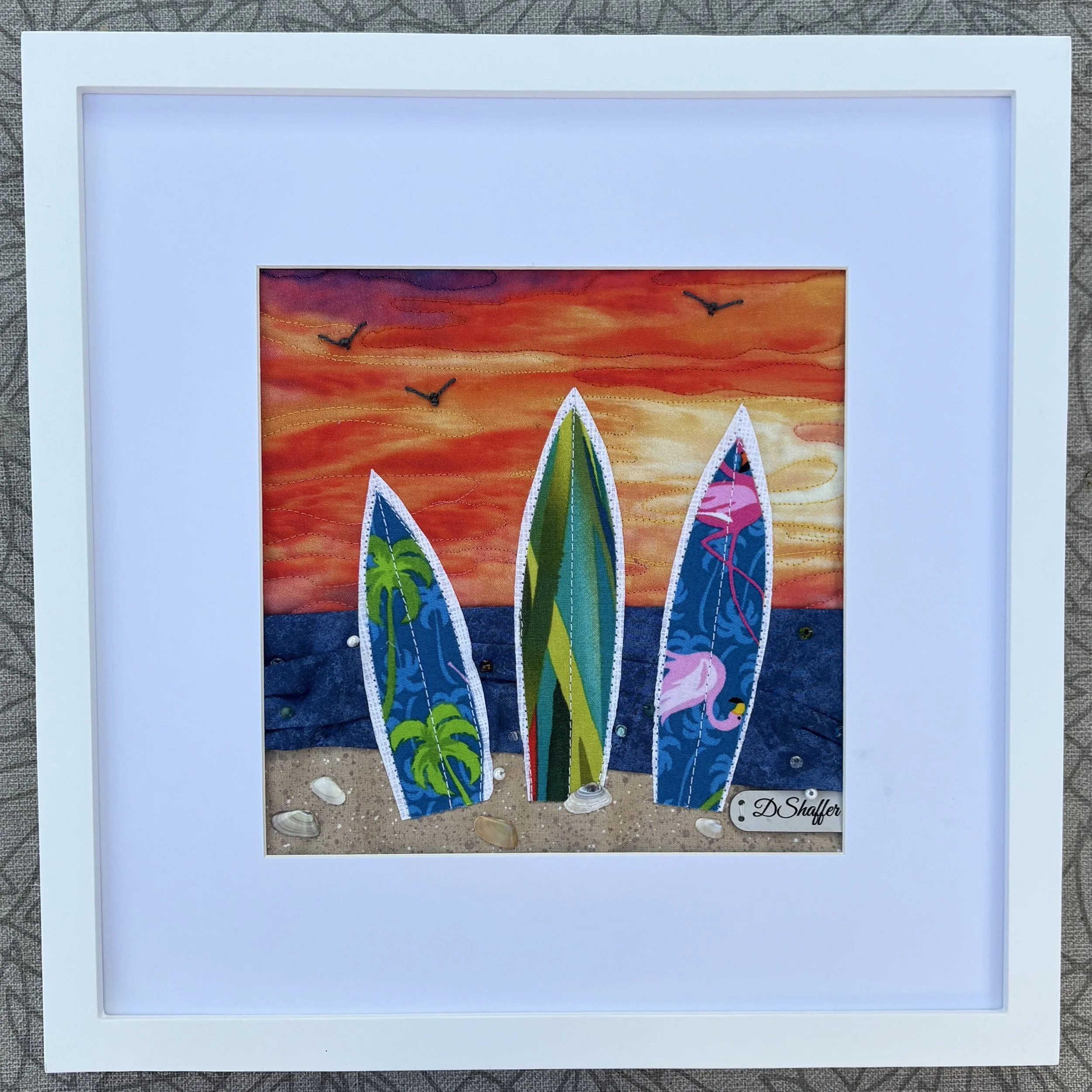 Golden Hour Lineup 13” x 13” $300