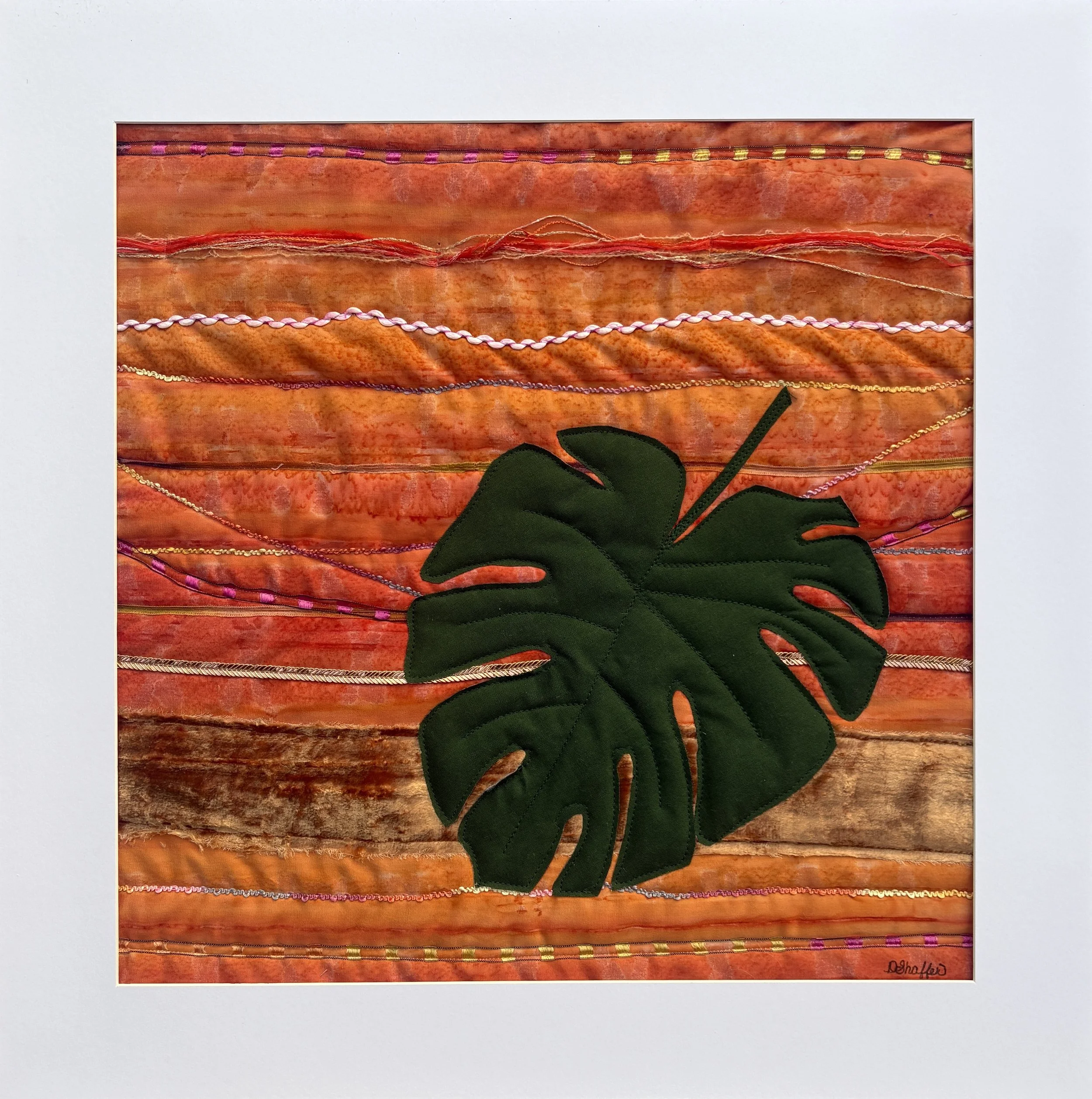 Monstera Glow 20” x 20” $450 SOLD