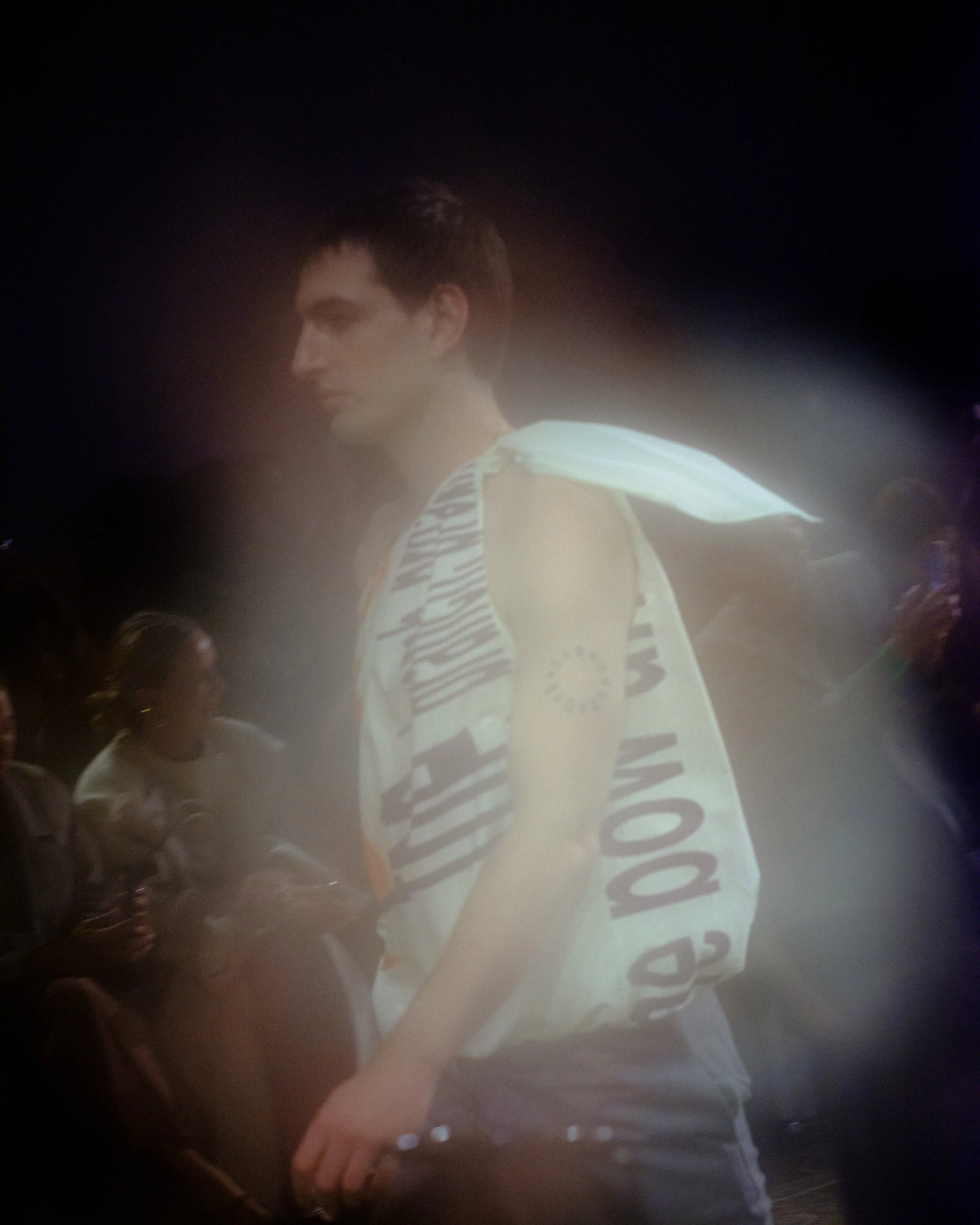 Australian Fashion Week runway image capturing Alix Higgins design with conceptual tailoring