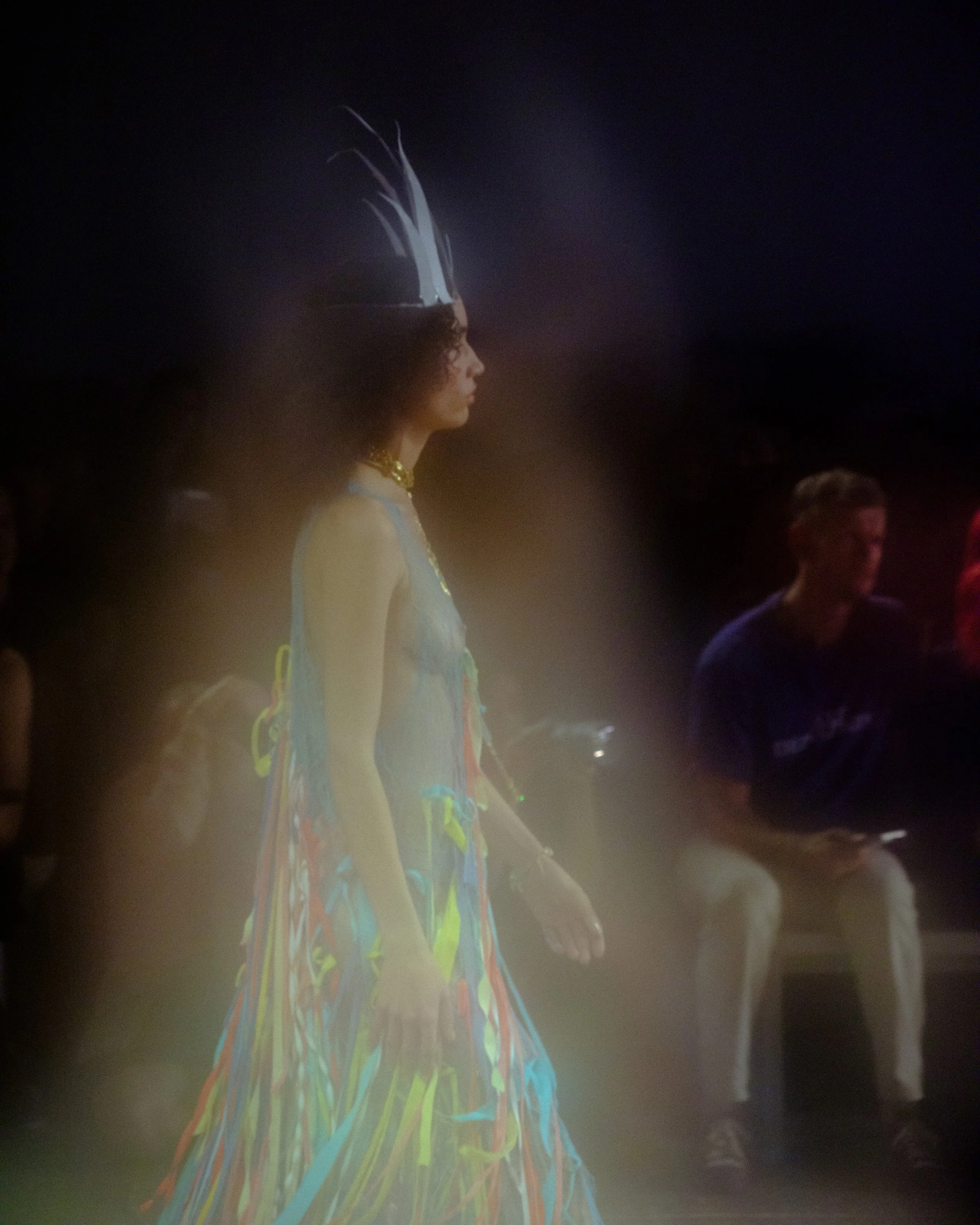 Campaign-style runway image of Alix Higgins collection at Australian Fashion Week Sydney