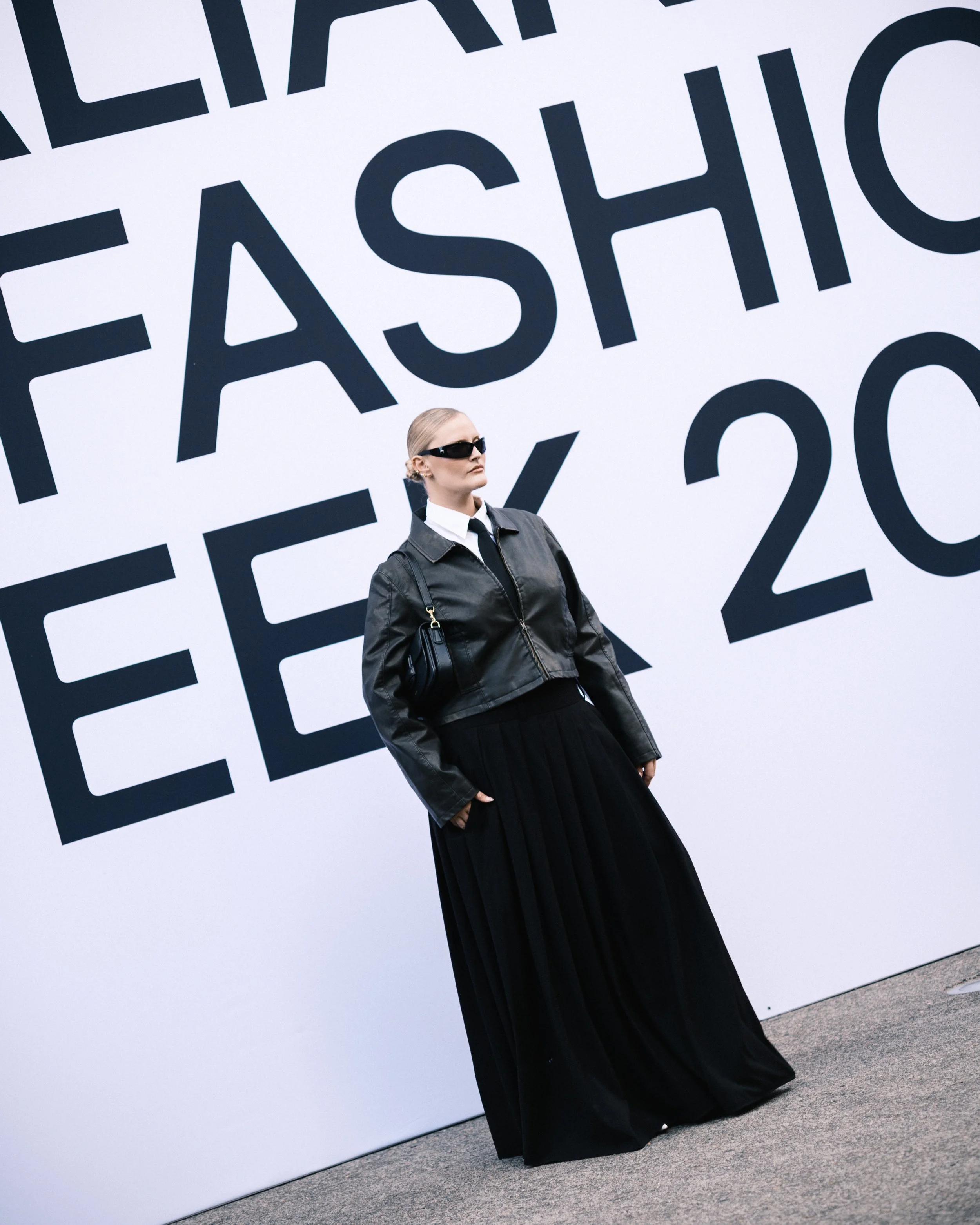 Australian Fashion Week Sydney street style photography capturing industry attendees and creatives