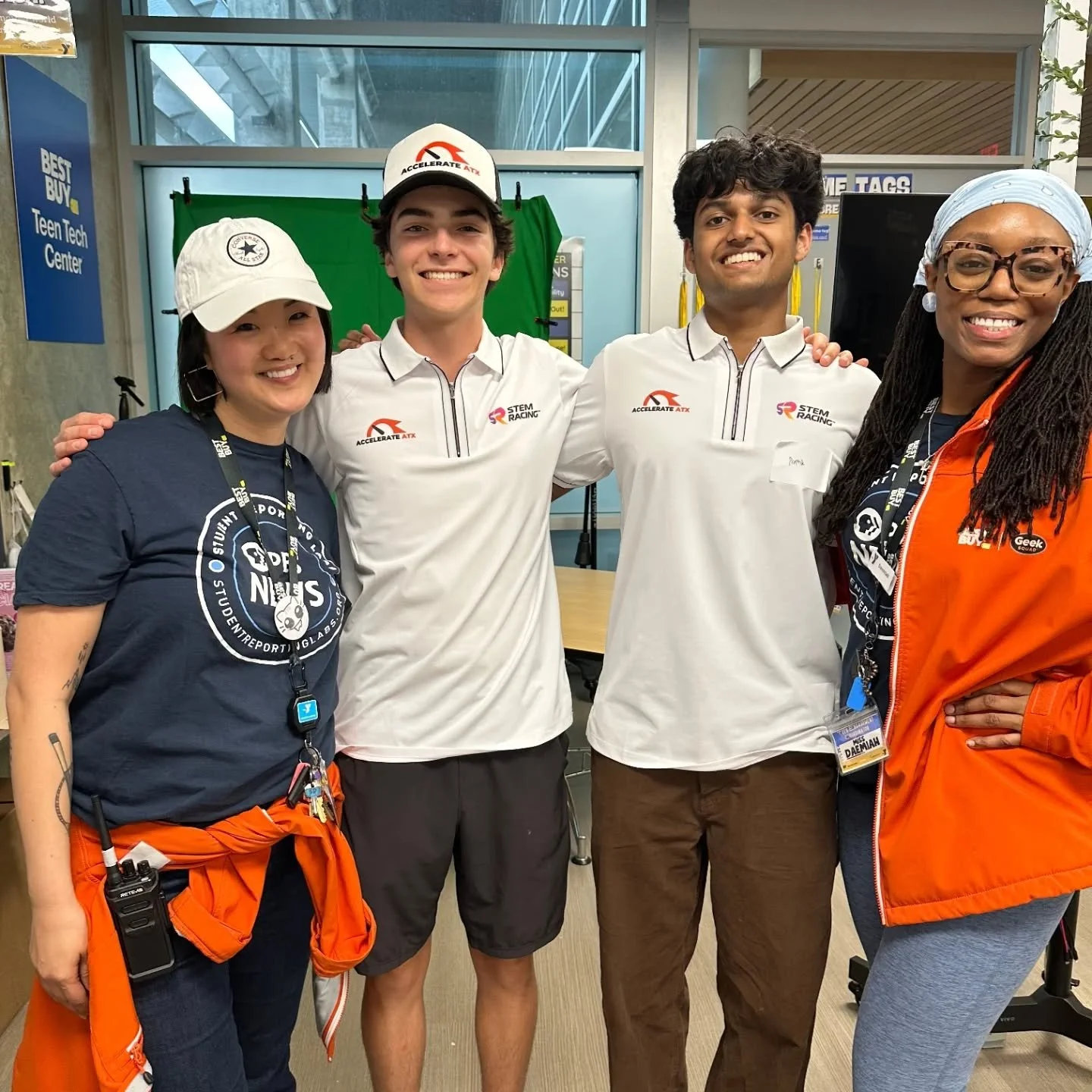 Today, we'd like to highlight the incredible partnership we have with Best Buy and YMCA!  Through this partnership, we have access to their amazing Teen Tech Center, which houses technologies and softwares for graphic design, videography, 3D printing