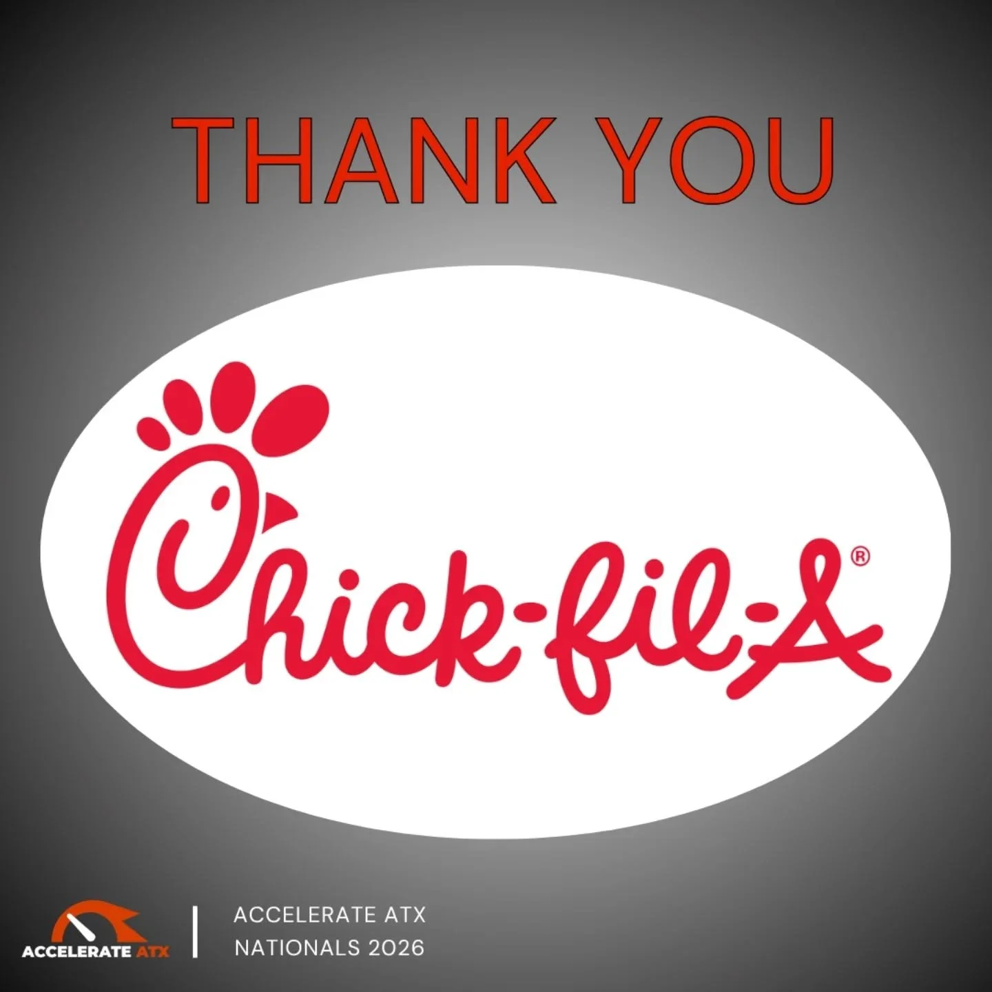 We'd like to thank our sponsor Chick-fil-A Ben White for their support!  Coming in as a first-year sponsor this season, they have been incredibly generous, providing our team with nugget trays and chips during many of our meetings.  Their delicious f