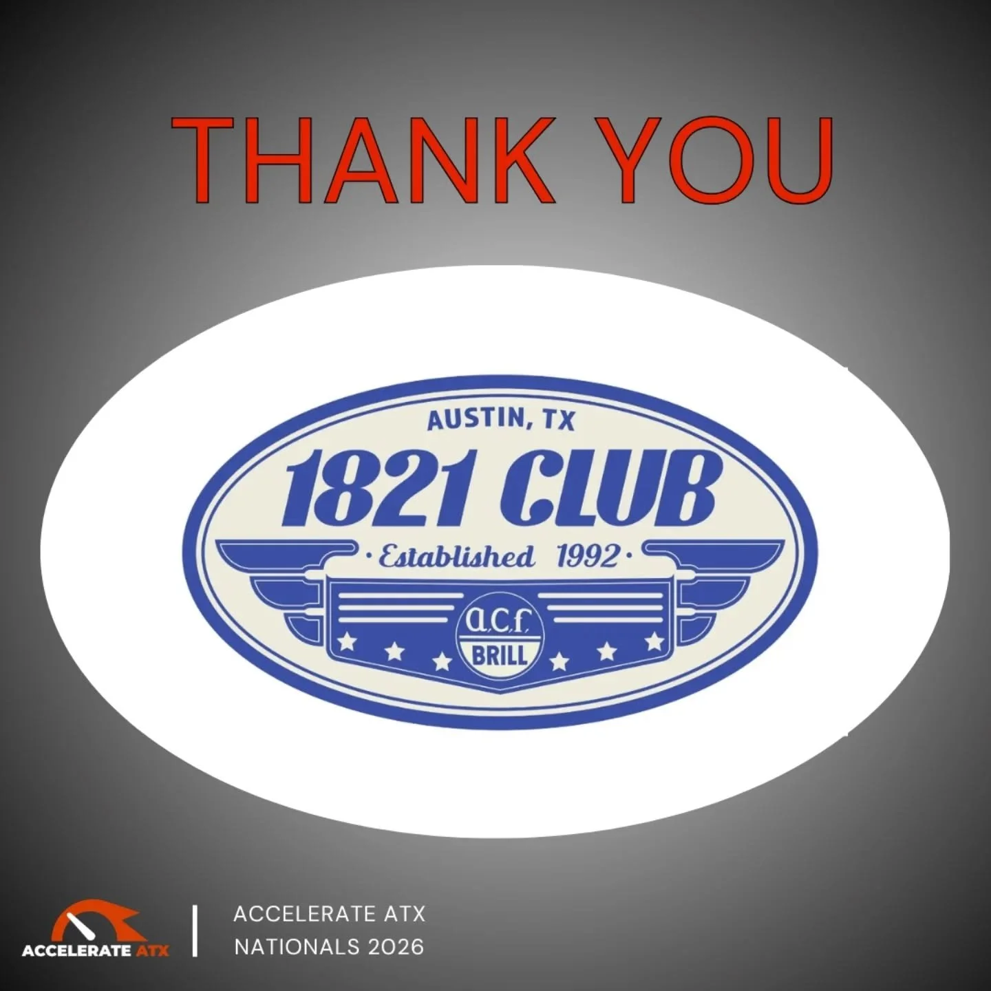 Next, we'd like to thank our amazing sponsor, 1821 Club.  They are one of our longest-standing supporters, having stayed with us for 3 years.  They provide our team with the Denford CO2 cartridges required to test our car.  Thanks to them, we are als