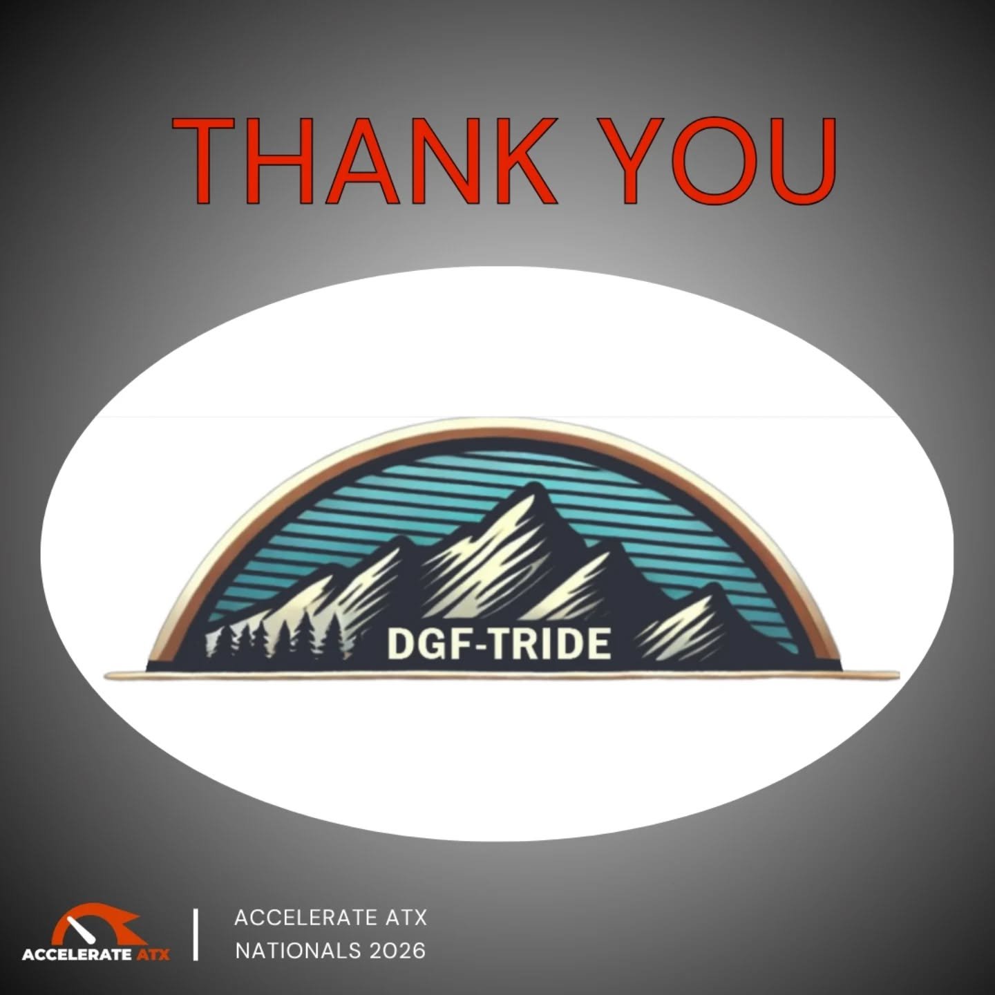 And last but definitely not least, our sponsor DGF-TRIDE!  DGF-TRIDE has been supporting us for the last two years, and we are so grateful for their sponsorship.  They are one of our highest-tier sponsors, and their support covers various travel and 