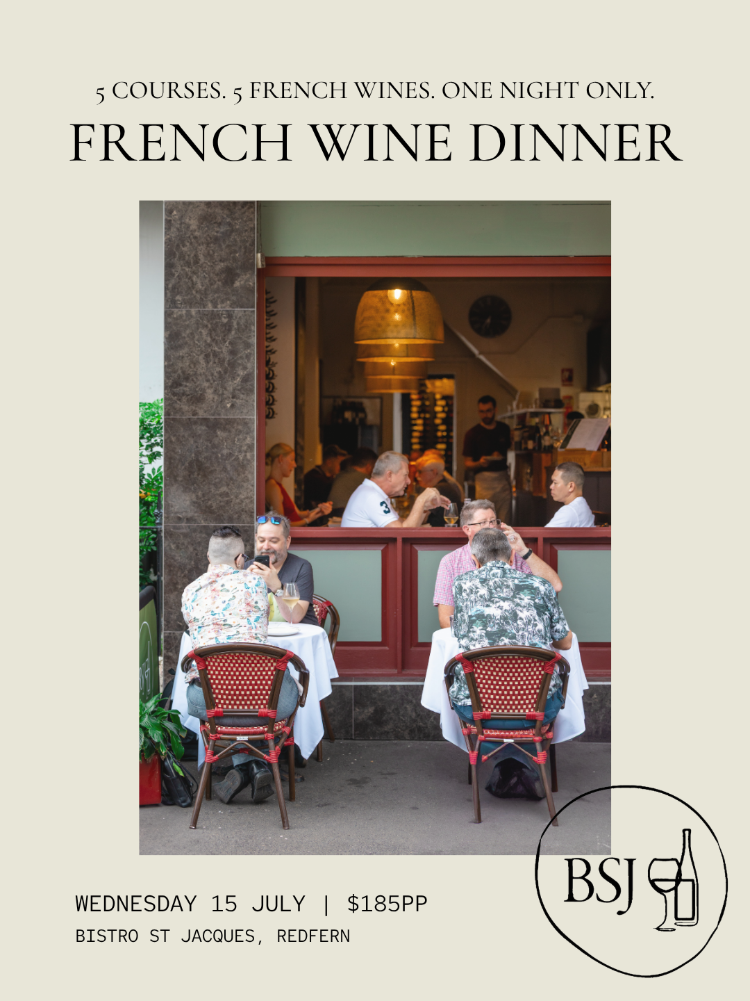 french wine dinner