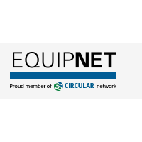 Logo of EquipNet. EquipNet helps companies maximize the value of idle and pre-owned equipment.