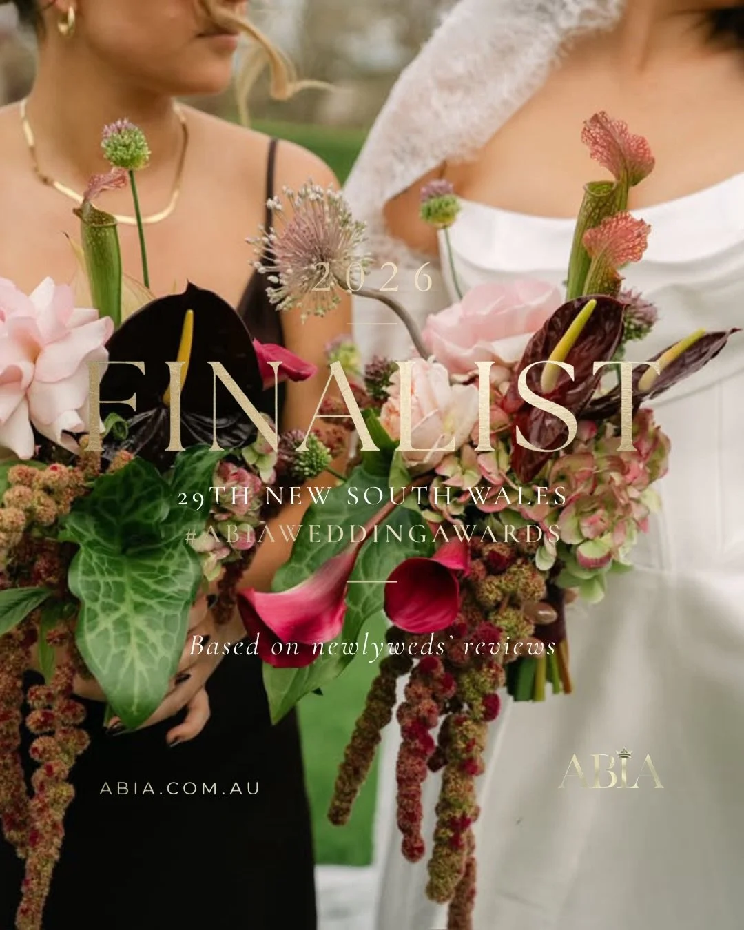 We&rsquo;re incredibly proud to share that we are a finalist in the 29th New South Wales ABIA Wedding Awards. 🏆 @abiaweddings 

This one feels particularly special because this recognition comes directly from the couples we&rsquo;ve had the privileg
