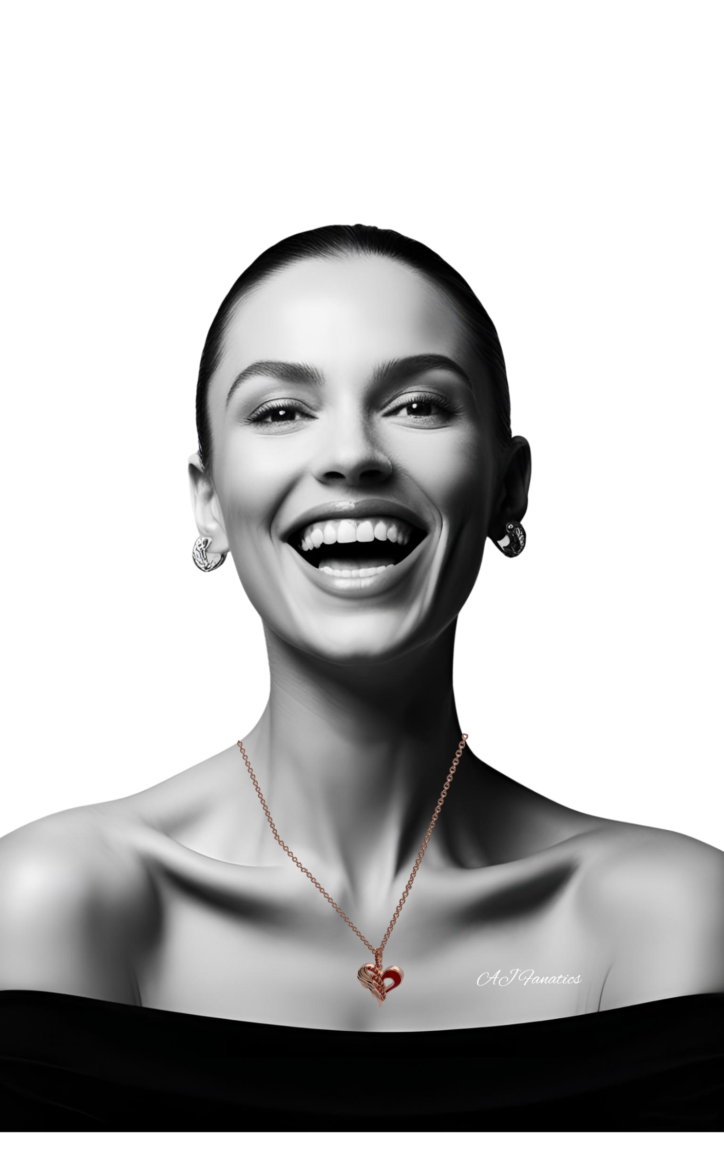 Fanatics’ Heart Soarers Necklace w Model.png
