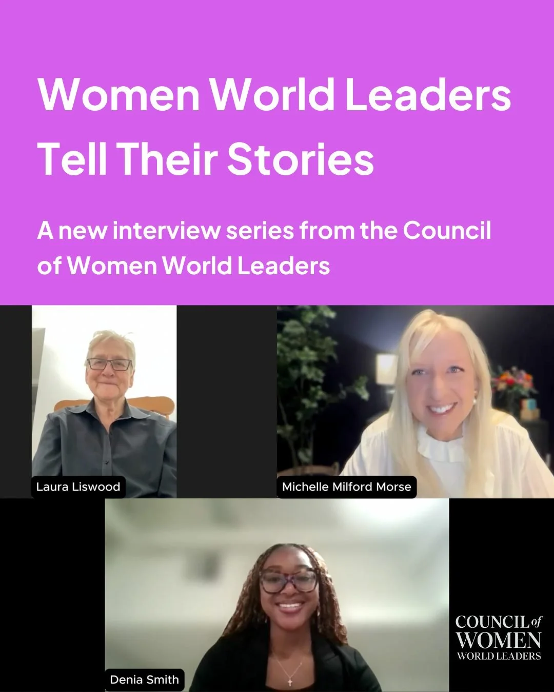 We are proud to introduce Women World Leaders Tell Their Stories, the Council of Women World Leaders&rsquo; new flagship interview series highlighting the personal journeys, challenges, and achievements of women who have led their nations.

The first