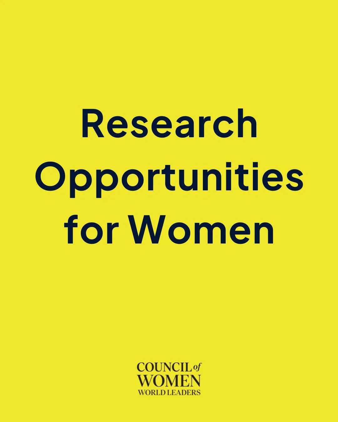 Investing in women&rsquo;s research is investing in better science.

These programs are opening doors and shifting who gets to lead in research and innovation.

Explore these opportunities and take the next step.

#WomenInResearch #WomenInSTEM #Gende