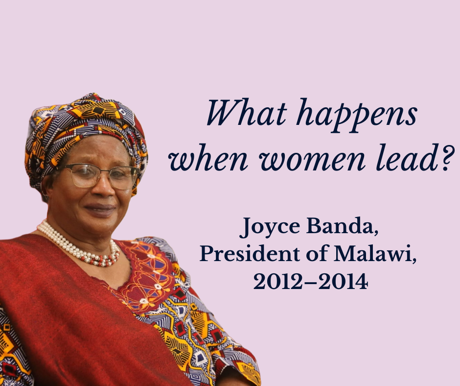 Joyce Banda: Reviving an Economy and Empowering a Nation in Malawi