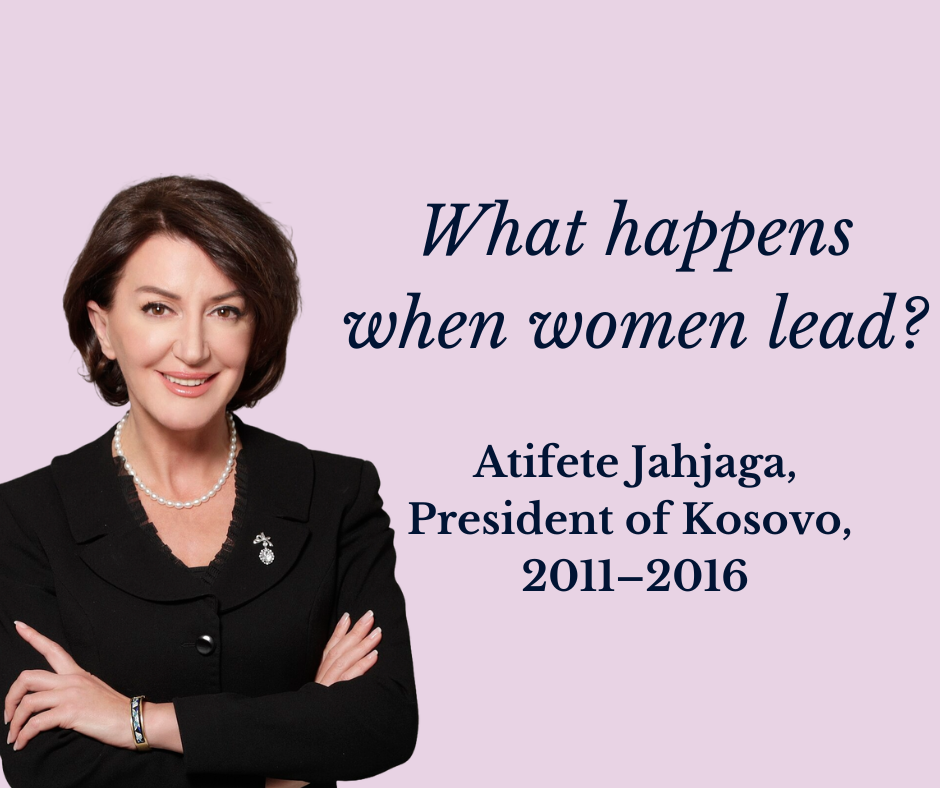 Atifete Jahjaga: Healing Wounds and Building Bridges in Kosovo