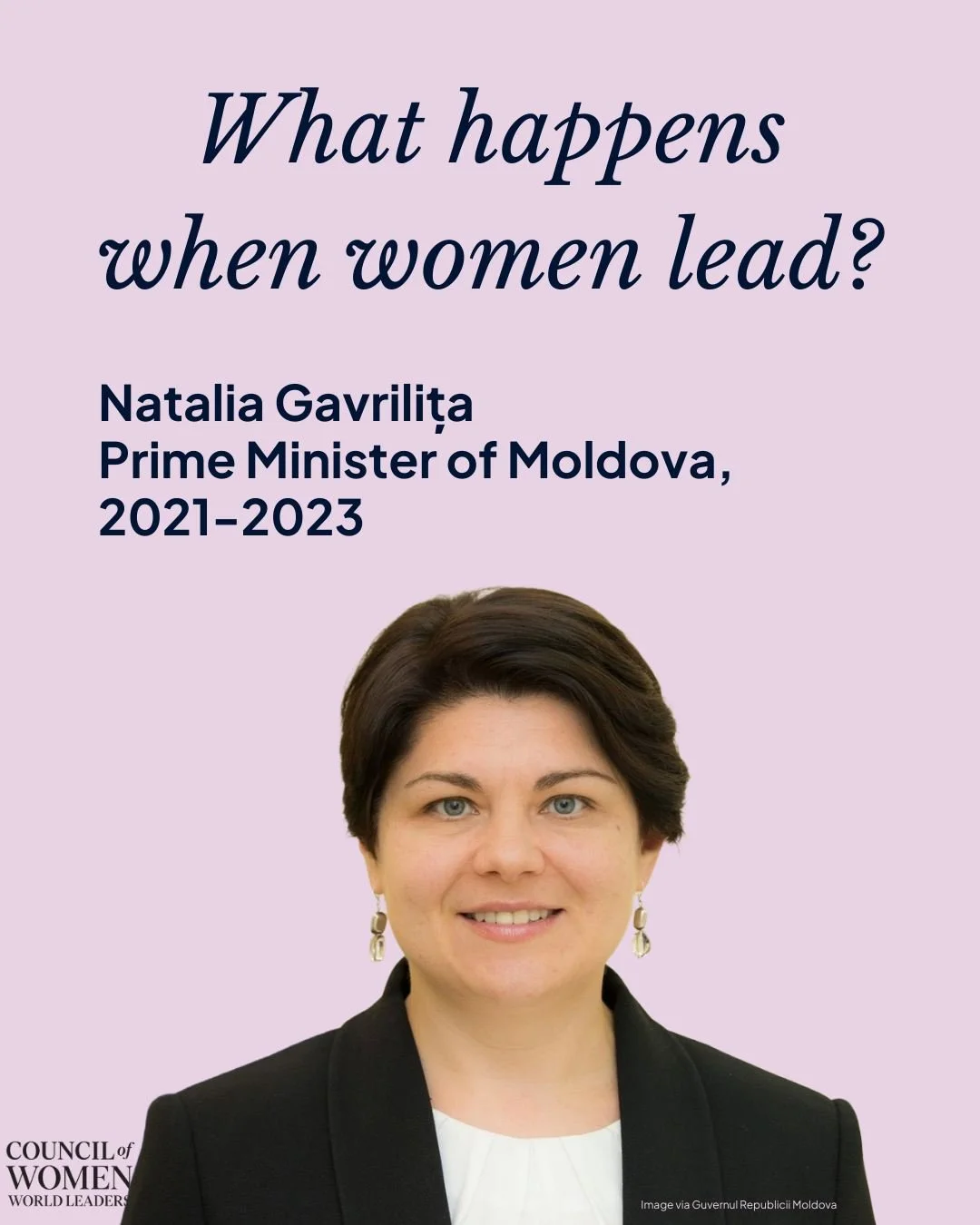 What happens when women lead?

Under H.E. Natalia Gavrilița&rsquo;s leadership, Moldova navigated war on its border, an unprecedented refugee influx, and a severe energy crisis, while advancing anti-corruption reforms, defending democratic institutio