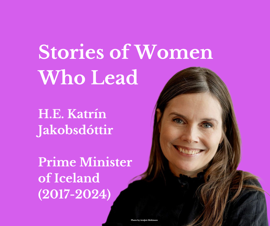 Women World Leaders Tell Their Stories - H.E. Katrín Jakobsdóttir