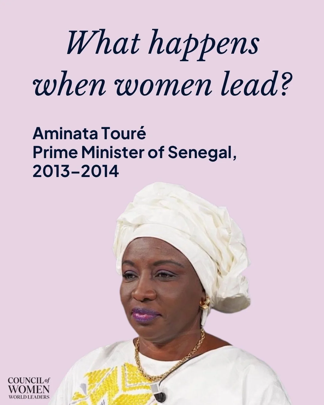 What happens when women lead?

Aminata Tour&eacute;&rsquo;s leadership has been defined by courage, accountability, and a deep commitment to justice, from fighting corruption and advancing women&rsquo;s legal rights to strengthening democracy beyond 
