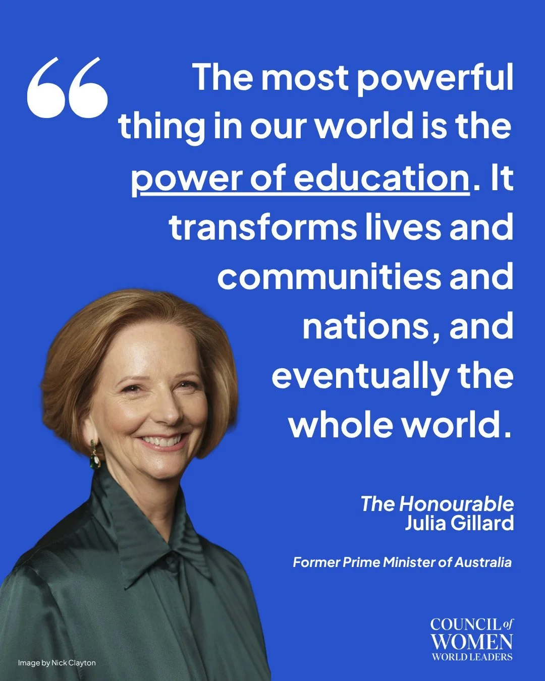 Education is power, and one of the strongest drivers of equality.

#WomenInLeadership #EducationForAll #GenderEquality #WomenLead #CWWL