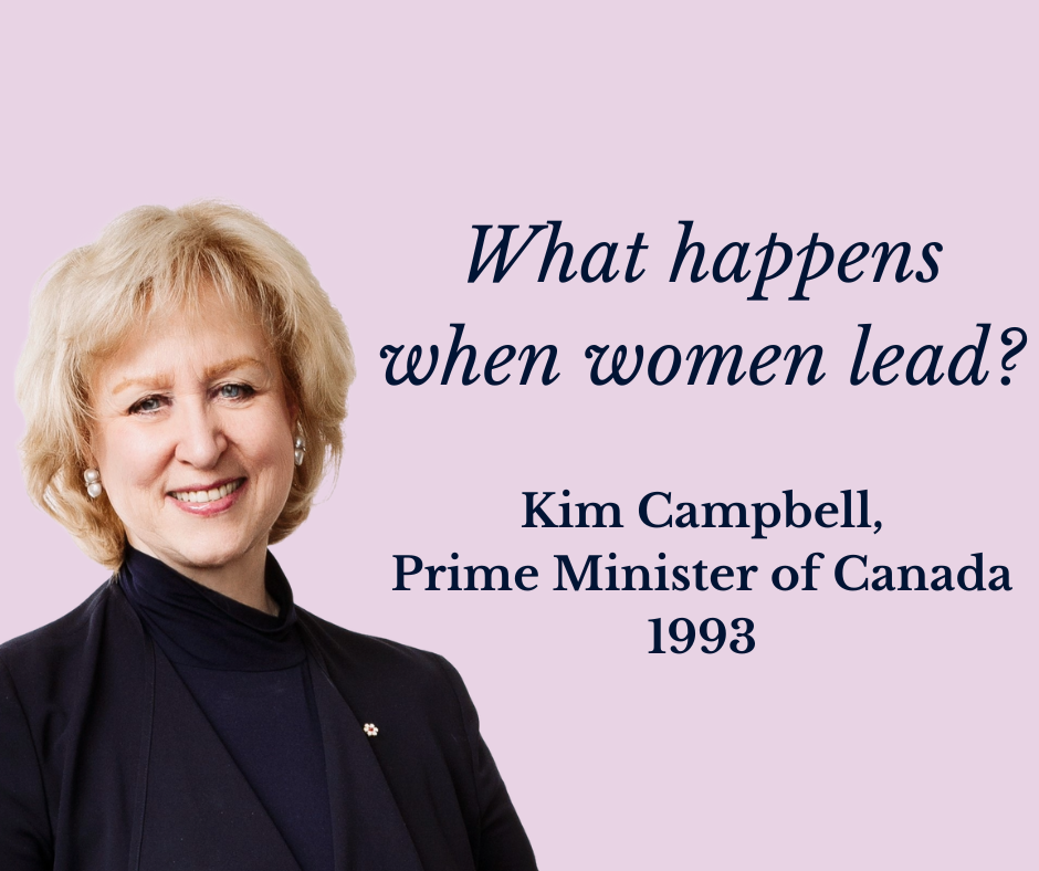 Kim Campbell: Breaking Canada’s Highest Political Barrier