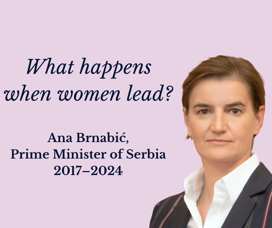Ana Brnabić: Digitizing Serbia and Redefining Representation