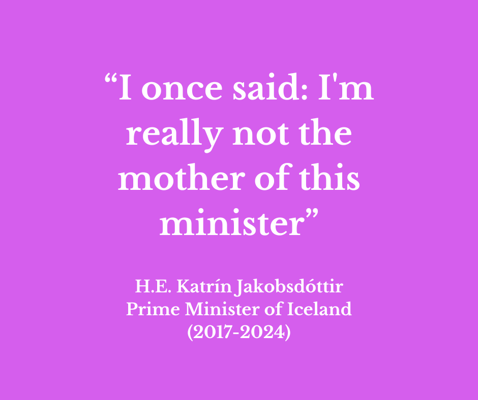 Stories of Women Who Lead: H.E. Katrín Jakobsdóttir