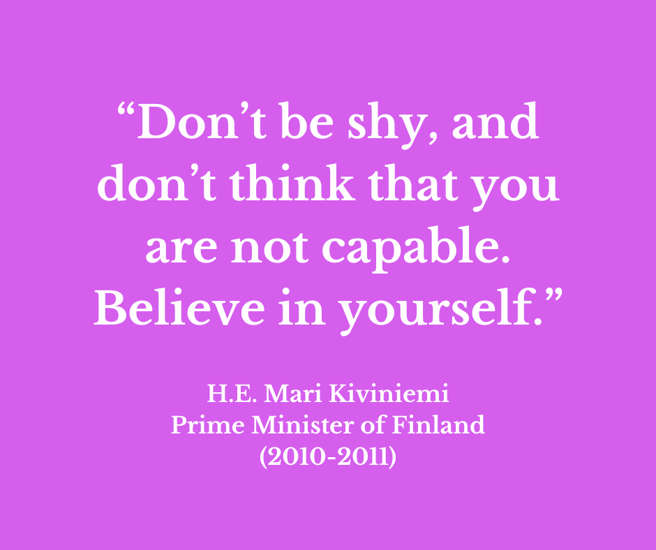 Stories of Women Who Lead: H.E. Mari Kiviniemi