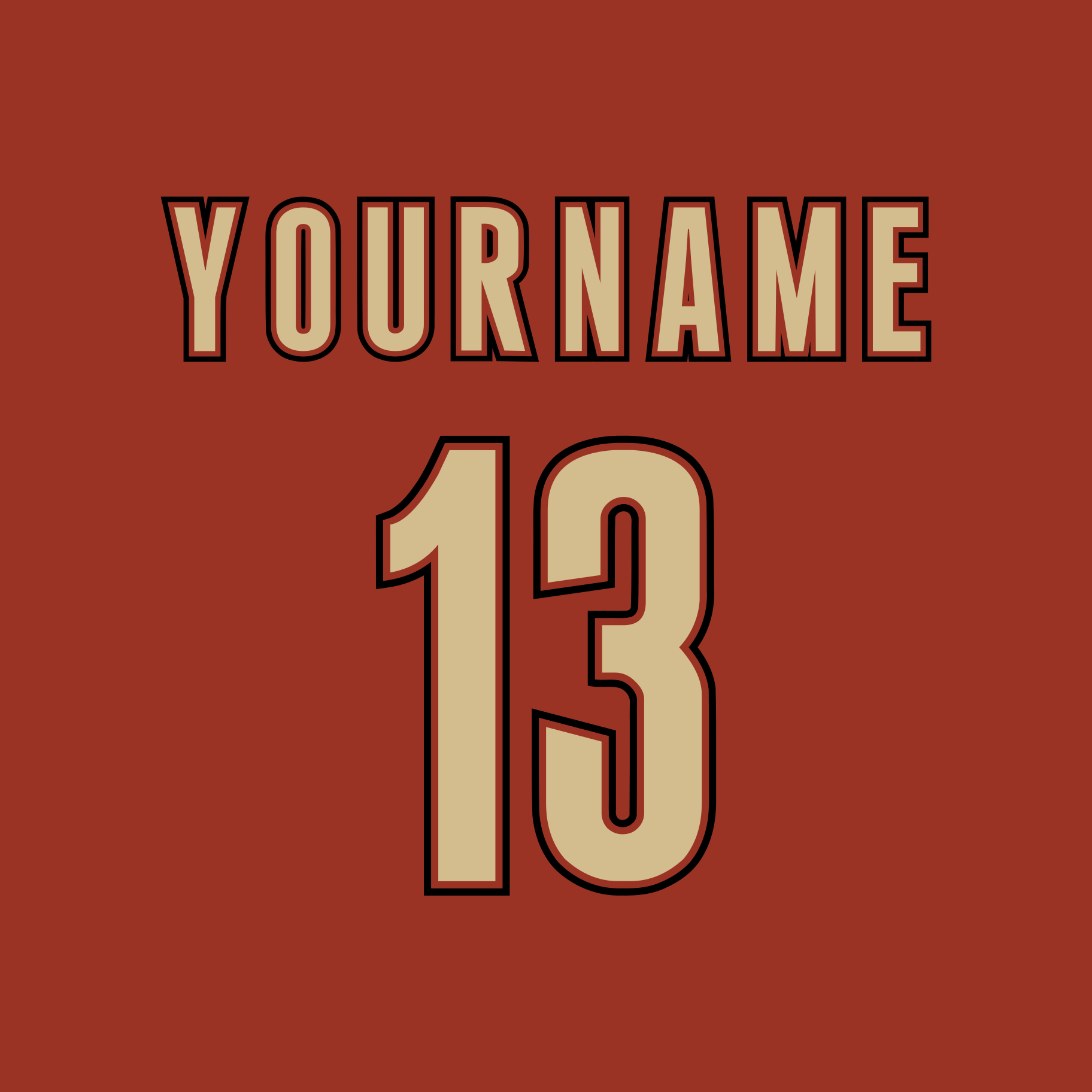 Houston Astros 2001 Red Jersey Lettering Kit