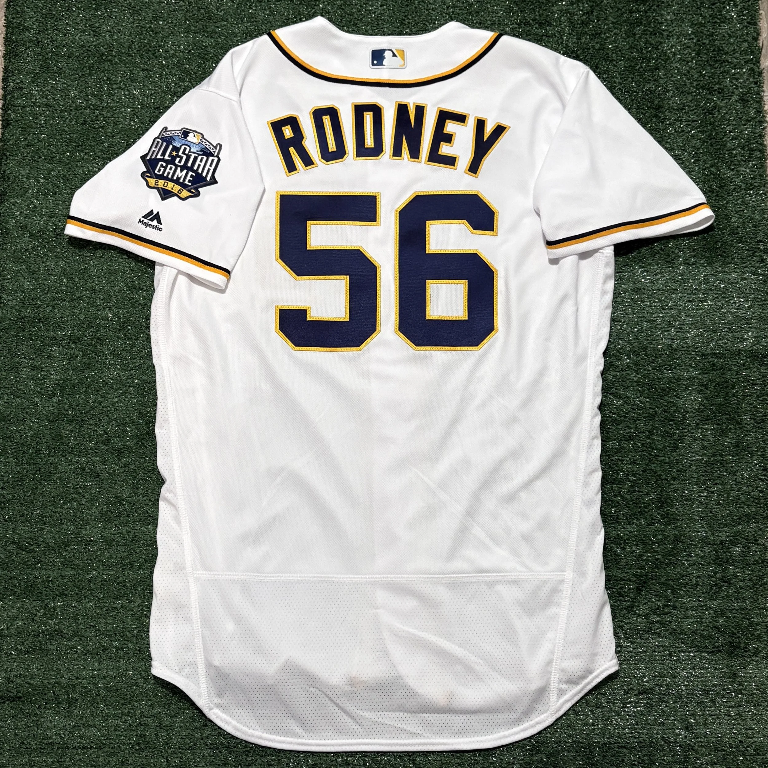 Fernando Rodney San Diego Padres Majestic Authentic 2016 Jersey - Sz. 46