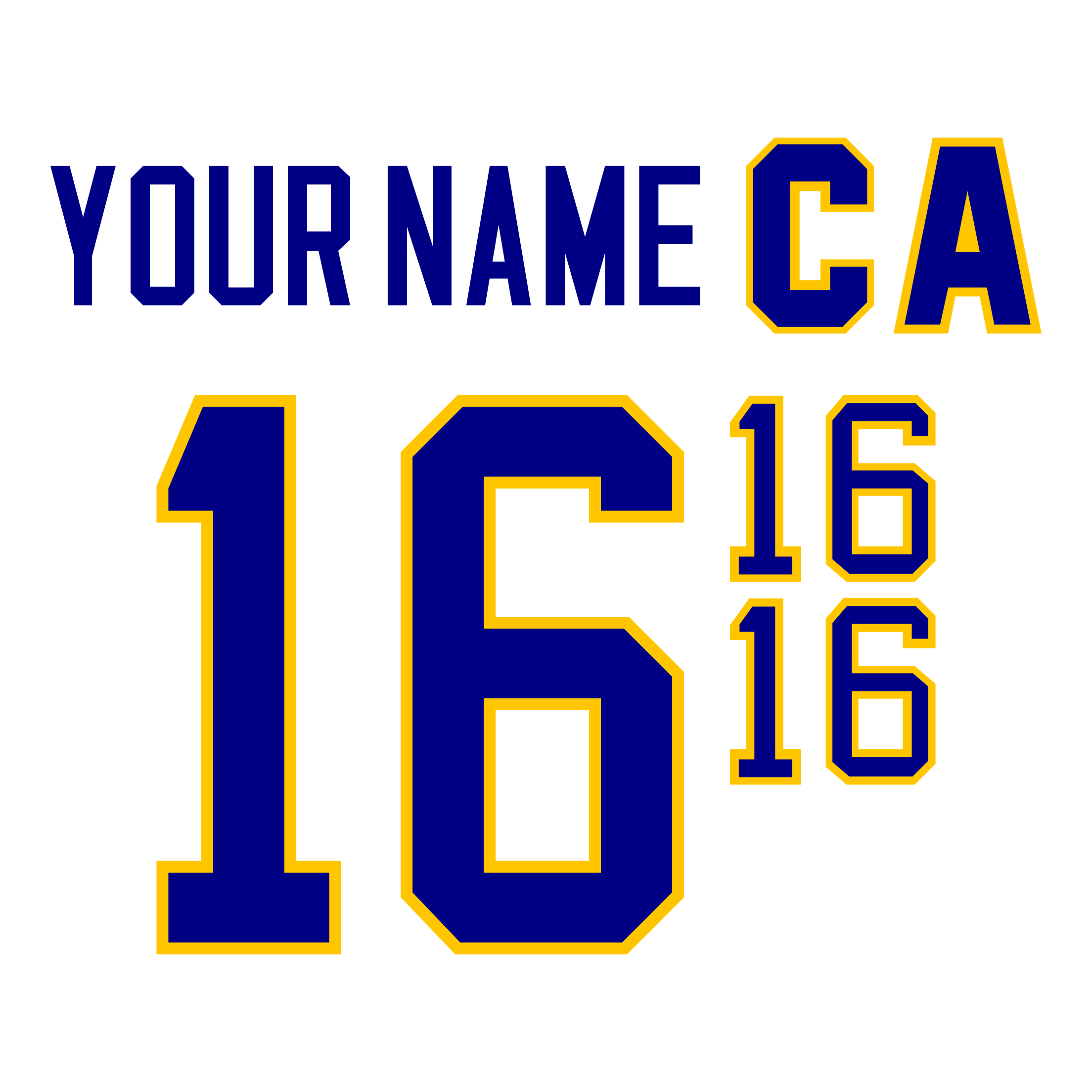 Buffalo Sabres 1984-96 White Jersey Lettering Kit
